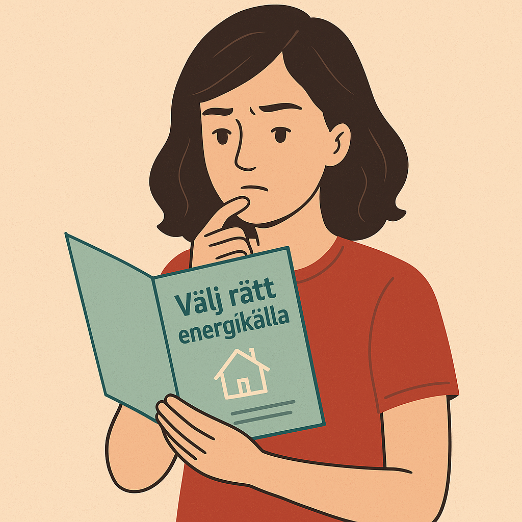 välja rätt energikälla