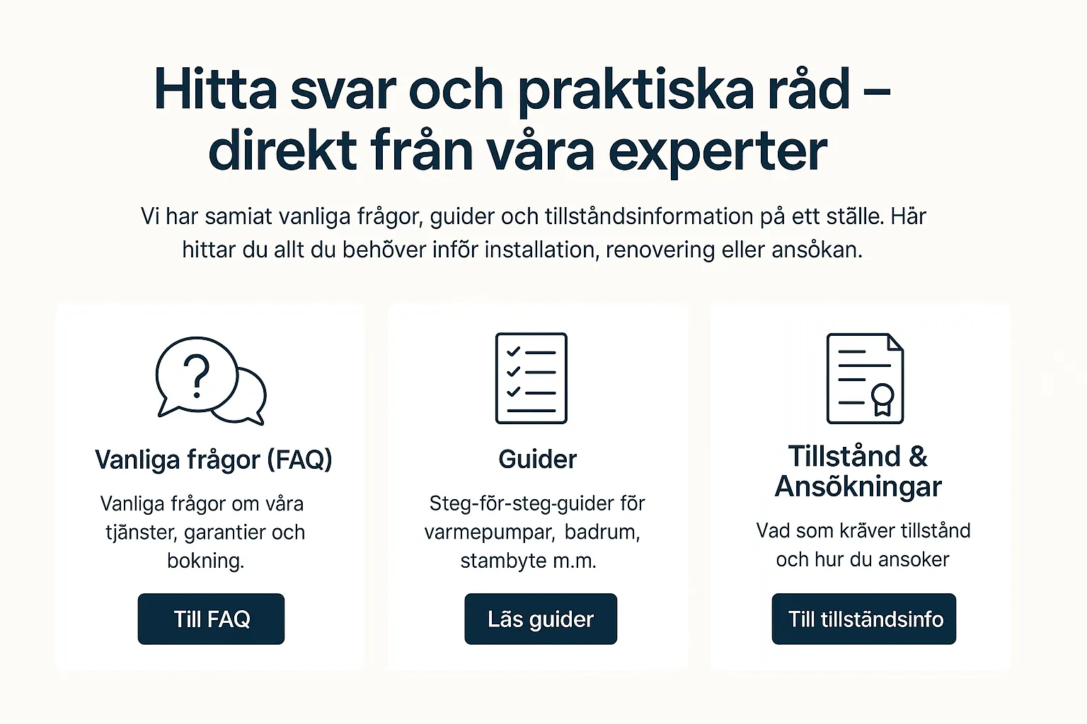 Faq och guider