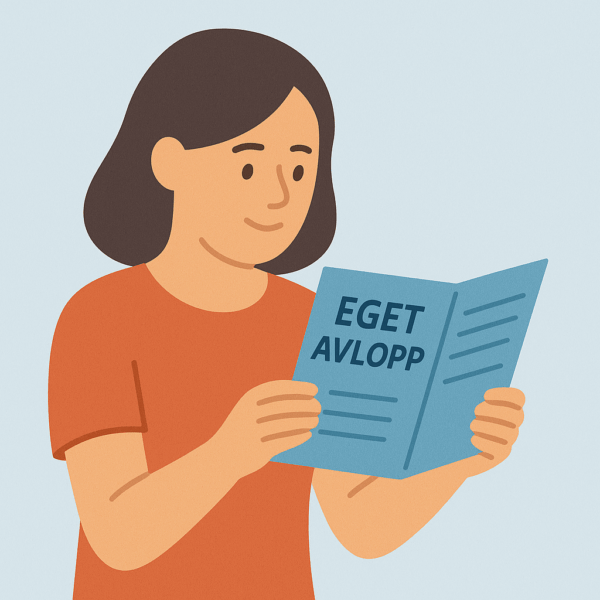 anlägga eget avlopp