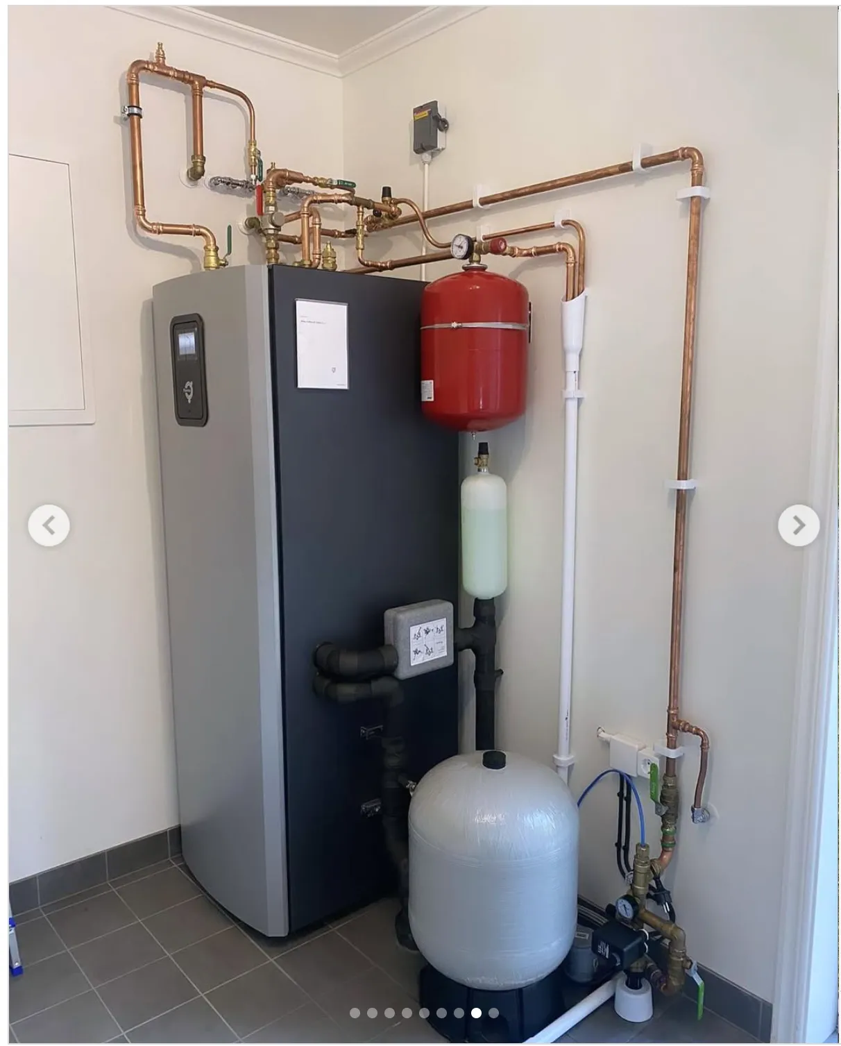 Installation av värmepump i Åmotfors, Eda kommun