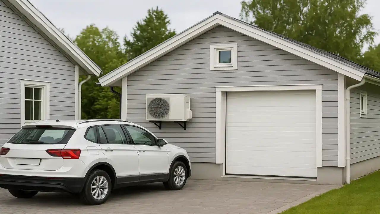 luftvärmepump för garage arvika