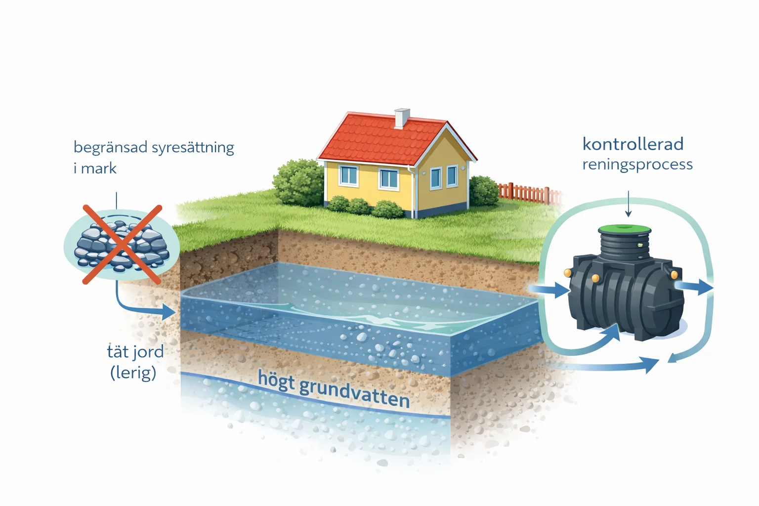 minireningsverk för enskilt avlopp