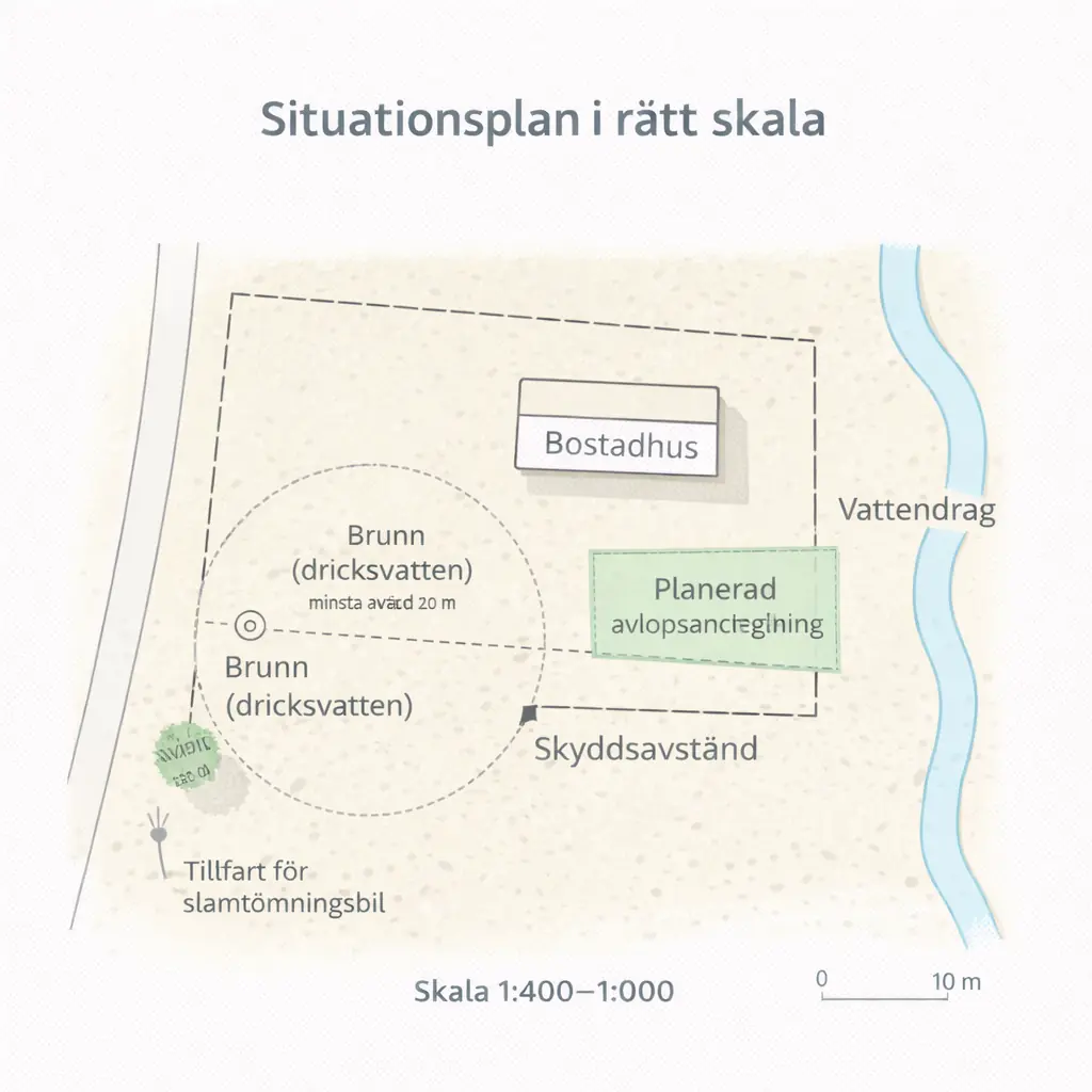 Handlingar för avloppstillstånd