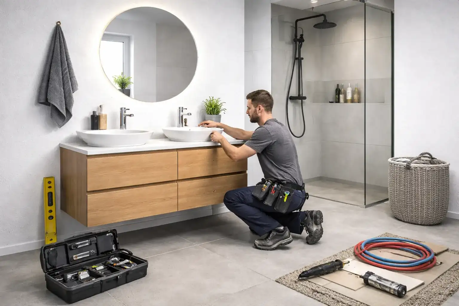 badrumsrenovering steg för steg