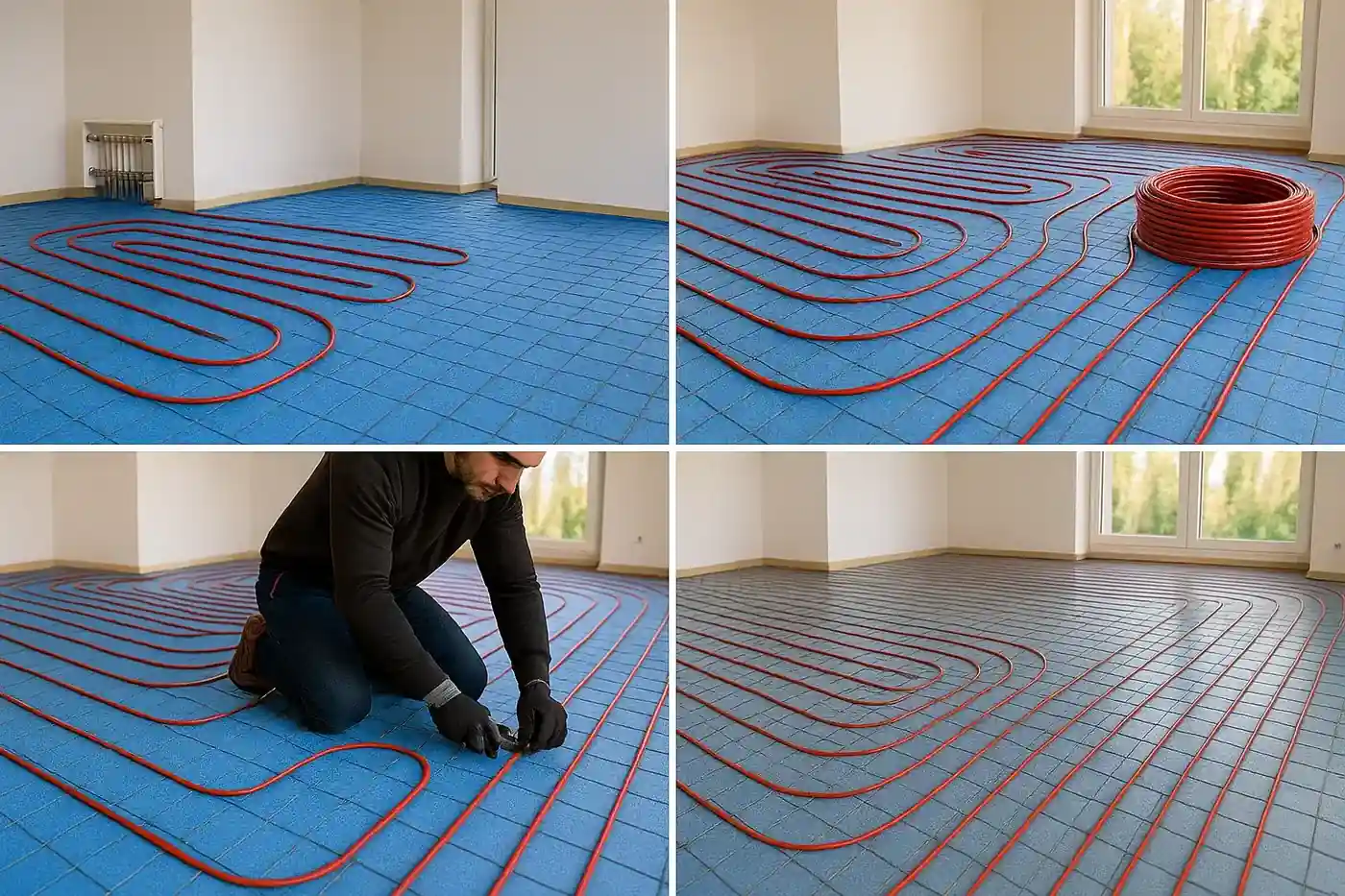 konvertera till vattenburen värme