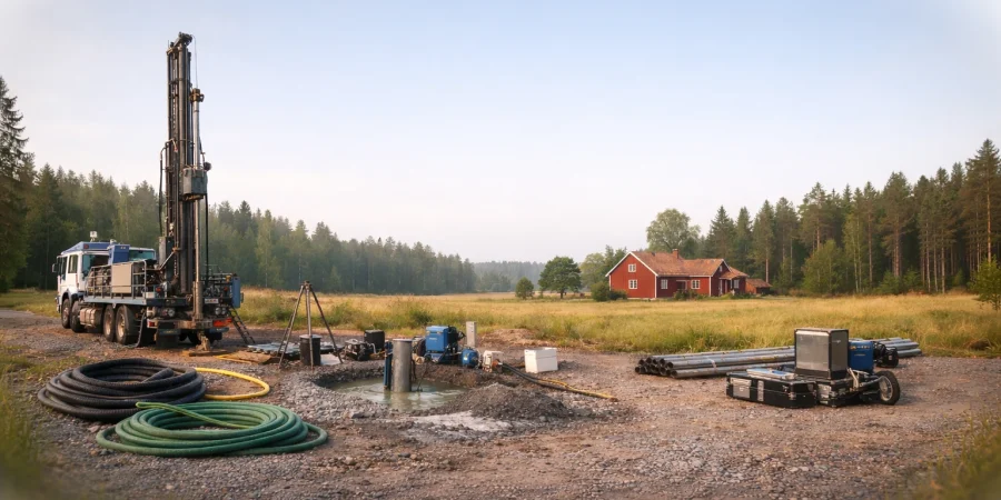 borrning av brunn